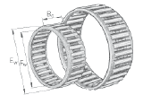 INA Needle roller and cage assemblies K, to DIN 5405-1/ISO 3030
